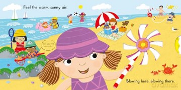 Busy Beach: A Push, Pull, Slide Book (Campbell Busy Books, 2) - Campbell Books [KSIĄŻKA]