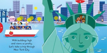 Busy New York: A Push, Pull, Slide Book - the perfect gift for little globetrotters! (Campbell Busy Books, 65) - Campbell Books [KSIĄŻKA]