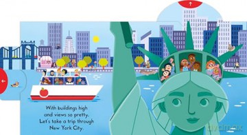 Busy New York: A Push, Pull, Slide Book - the perfect gift for little globetrotters! (Campbell Busy Books, 65) - Campbell Books [KSIĄŻKA]