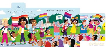 Busy Pride: A Push, Pull and Slide Book - a perfect gift for celebrations (Campbell Busy Books, 64) - Campbell Books [KSIĄŻKA]