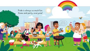 Busy Pride: A Push, Pull and Slide Book - a perfect gift for celebrations (Campbell Busy Books, 64) - Campbell Books [KSIĄŻKA]
