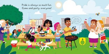 Busy Pride: A Push, Pull and Slide Book - a perfect gift for celebrations (Campbell Busy Books, 64) - Campbell Books [KSIĄŻKA]