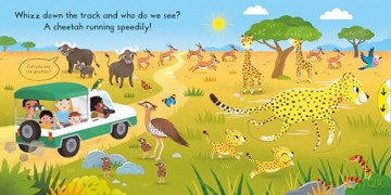 Busy Safari: A Push, Pull, Slide Book (Campbell Busy Books, 48) - Campbell Books [KSIĄŻKA]