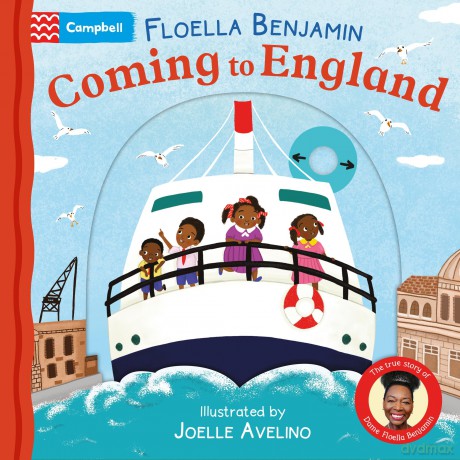 Coming to England: A Push, Pull, Slide Book Celebrating the Windrush Generation from Baroness Floella Benjamin - Baroness Floella Benjamin [KSIĄŻKA]