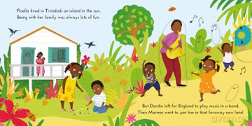 Coming to England: A Push, Pull, Slide Book Celebrating the Windrush Generation from Baroness Floella Benjamin - Baroness Floella Benjamin [KSIĄŻKA]