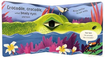 Crocodile, Crocodile, What Sharp Teeth You Have!: With Five Fun Pop-ups! (Peep and Pop, 3) - Campbell Books [KSIĄŻKA]