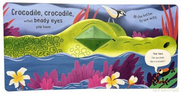 Crocodile, Crocodile, What Sharp Teeth You Have!: With Five Fun Pop-ups! (Peep and Pop, 3) - Campbell Books [KSIĄŻKA]