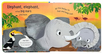Elephant, Elephant, What Big Ears You Have!: With Five Pop-ups! (Peep and Pop) - Campbell Books [KSIĄŻKA]