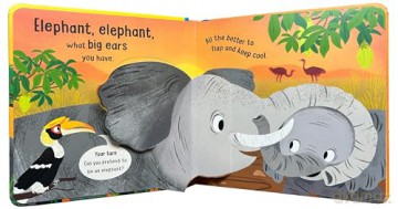 Elephant, Elephant, What Big Ears You Have!: With Five Pop-ups! (Peep and Pop) - Campbell Books [KSIĄŻKA]