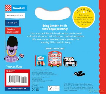 London Magic Painting: Just add water for mess-free fun! (Campbell London, 26) - Campbell Books [KSIĄŻKA]