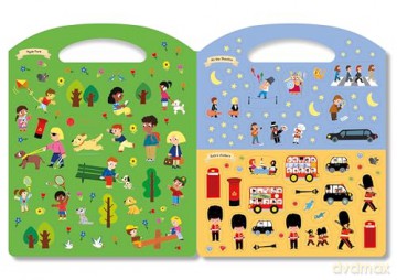 My First Search and Find London Sticker Book (Campbell London, 28) - Campbell Books [KSIĄŻKA]
