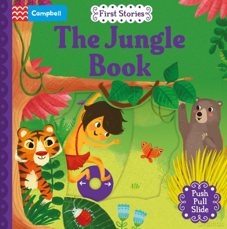 The Jungle Book: A Push, Pull, Slide Book (Campbell First Stories) - Campbell Books [KSIĄŻKA]