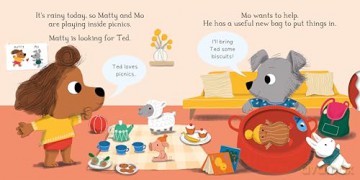 The Lost Teddy: A funny lift-the-flap story about learning to play together (Matty and Mo, 1) - Campbell Books [KSIĄŻKA]