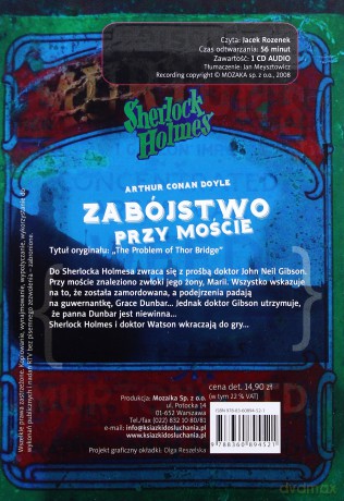 Sherlock Holmes. Zabójstwo przy moście - Arthur Conan Doyle [Audiobook]