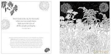 Floriographic: Midnight Garden: An Artist's Coloring Book of Nighttime Floral Wonders - Maurizio Campidelli [KSIĄŻKA]