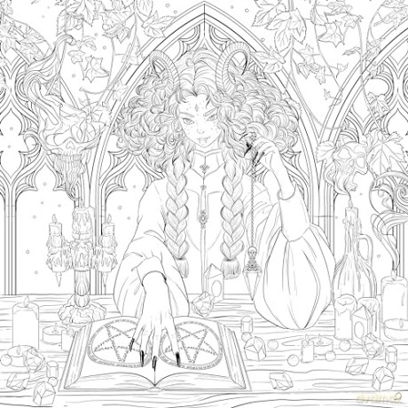 Mythogoria: Undead Academy: A Dark Academia Coloring Book - Alessandra Fusi [KSIĄŻKA]