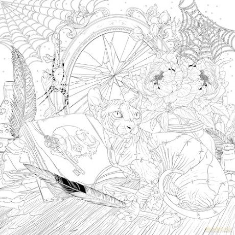 Mythogoria: Undead Academy: A Dark Academia Coloring Book - Alessandra Fusi [KSIĄŻKA]