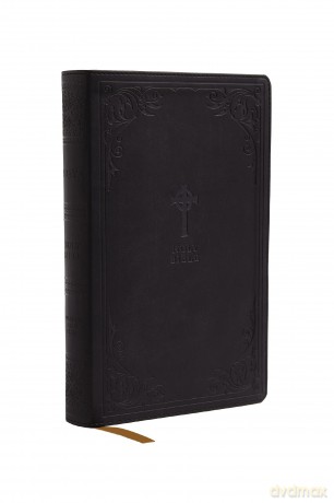 NRSV Catholic Edition Gift Bible, Black Leathersoft (Comfort Print, Holy Bible, Complete Catholic Bible, NRSV CE): Holy Bible - Catholic Bible Press [KSIĄŻKA]