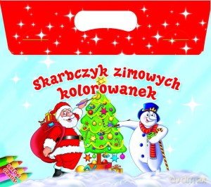 Skarbczyk zimowych kolorowanek [KSIĄŻKA]