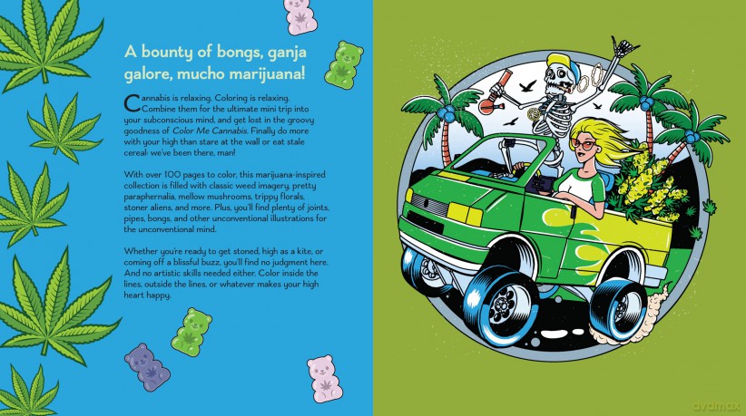 Color Me Cannabis: A Coloring Experience for a Creative High-More Than 100 Pages to Color (Chartwell Coloring Books) - Editors of Chartwell Books [KSIĄŻKA]