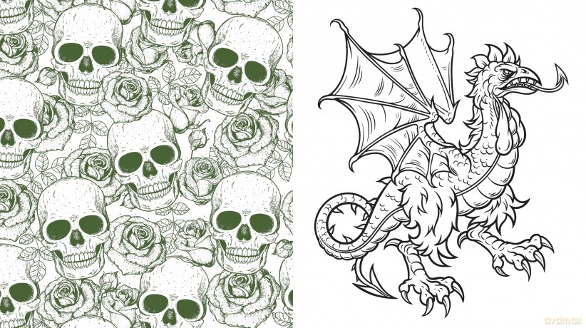 Monsters of Myth and Legend Coloring Book: Color the Most Horrifying Creatures of All Time - Over 100 Pages to Color! (Chartwell Coloring Books) - Editors of Chartwell Books [KSIĄŻKA]