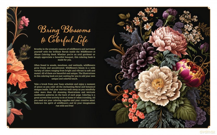 Wildflowers in Bloom Coloring Book: Over 150 Pages of Beautiful Botanicals to Color with Stunning Sprayed Edges (Chartwell Deluxe Spredges Editions) - Editors of Chartwell Books [KSIĄŻKA]