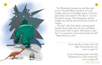 Dino Lab (Choose Your Own Adventures Dragonlarks): 23 - Anson Montgomery [KSIĄŻKA]