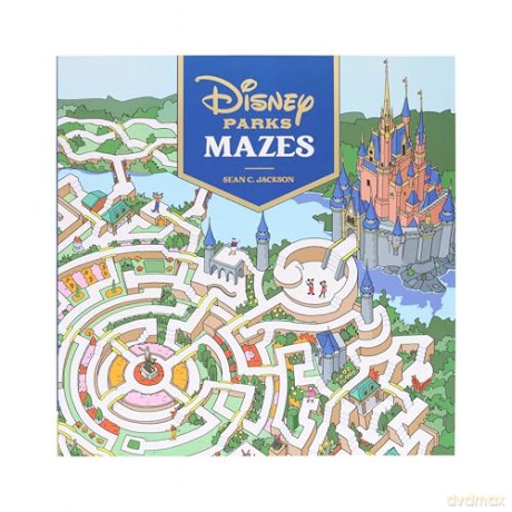 Disney Parks Mazes: Activity Book - Sean C. Jackson [KSIĄŻKA]