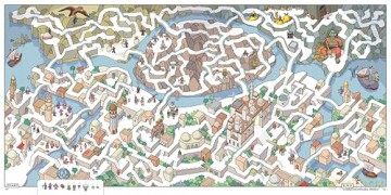 Disney Parks Mazes: Activity Book - Sean C. Jackson [KSIĄŻKA]