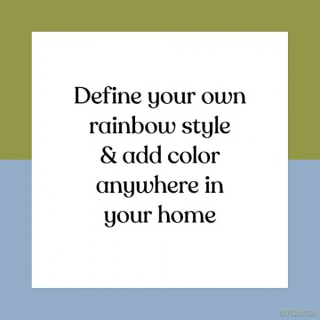 The Rainbow Home: Over 200 Ideas and Tips for Adding Color to Your Home - Laura Perryman [KSIĄŻKA]