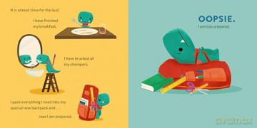 Tiny T. Rex and the First-Day Oopsies: A Back-to-School Book - Jonathan Stutzman [KSIĄŻKA]