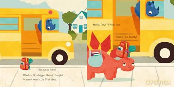 Tiny T. Rex and the First-Day Oopsies: A Back-to-School Book - Jonathan Stutzman [KSIĄŻKA]