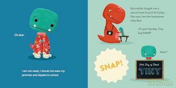 Tiny T. Rex and the First-Day Oopsies: A Back-to-School Book - Jonathan Stutzman [KSIĄŻKA]