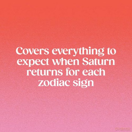 When Saturn Returns: Surviving Your Astrological Coming-of-Age - David Odyssey [KSIĄŻKA]