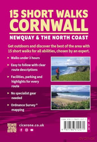 15 Short Walks in Cornwall - Newquay and the North Coast (Cicerone Guides) - Phil Turner [KSIĄŻKA]