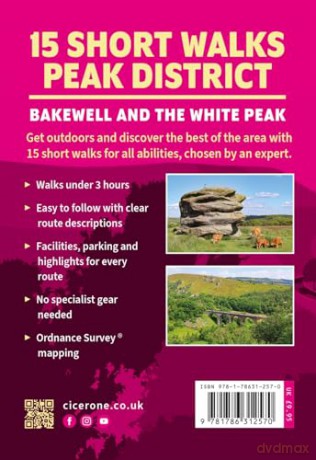 15 Short Walks in the Peak District - Bakewell and the White Peak (Cicerone Guides) - Andrew McCloy [KSIĄŻKA]