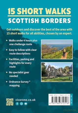 15 Short Walks in the Scottish Borders (Cicerone Guides) - Ronald Turnbull [KSIĄŻKA]