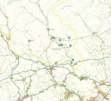 15 Short Walks in the Yorkshire Dales - Grassington, Skipton, Malham and Ilkley (Cicerone Guides) - Rachel Crolla [KSIĄŻKA]