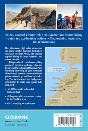 Climbing Toubkal: Climbing Morocco's Jebel Toubkal in summer and winter - hiking the Toubkal Circuit (Cicerone Guides) - Emily Woodhouse [KSIĄŻKA]