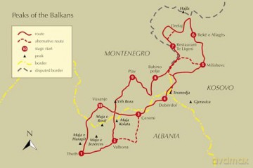 The Peaks of the Balkans Trail: Montenegro, Albania and Kosovo (Cicerone Guides) - Rudolf Abraham [KSIĄŻKA]