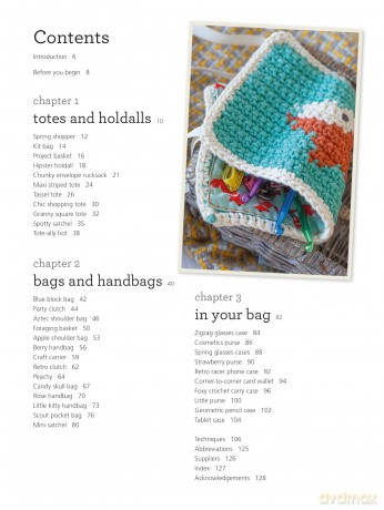 Crocheted Bags, Totes and Purses: 35 projects to make: Crochet your own colourful and unique accessories - Emma Friedlander-Collins [KSIĄŻKA]