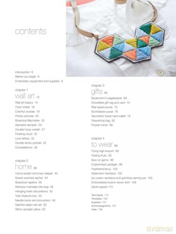 Simple Embroidery: 35 projects to make: Embellish clothes, accessories, and more and create wall art with modern hand-sewn designs - Laura Strutt [KSIĄŻKA]