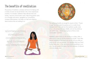 The Little Book of Meditation: Easy ways to beat stress, improve well-being, and go with the flow - Stephanie Brookes [KSIĄŻKA]
