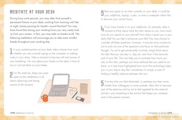 The Little Book of Meditation: Easy ways to beat stress, improve well-being, and go with the flow - Stephanie Brookes [KSIĄŻKA]