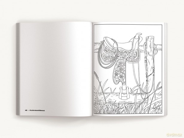 Color Me Wild West: Saddle Up for 50 Adventurous Coloring Pages (Color Me Coloring Books) - Editors of Cider Mill Press [KSIĄŻKA]