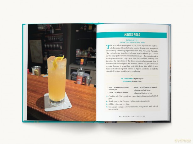 Melbourne Cocktails: An Elegant Collection of Over 100 Recipes Inspired by Oz (City Cocktails) - Alana House [KSIĄŻKA]
