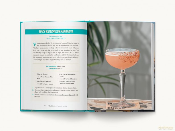 Melbourne Cocktails: An Elegant Collection of Over 100 Recipes Inspired by Oz (City Cocktails) - Alana House [KSIĄŻKA]