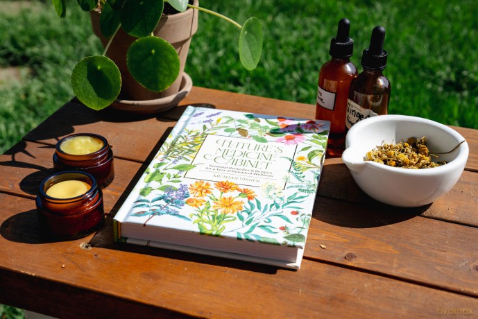 Nature's Medicine Cabinet: Seasonal Recipes and Remedies for a Year of Botanical Wellness - Meagan Visser [KSIĄŻKA]