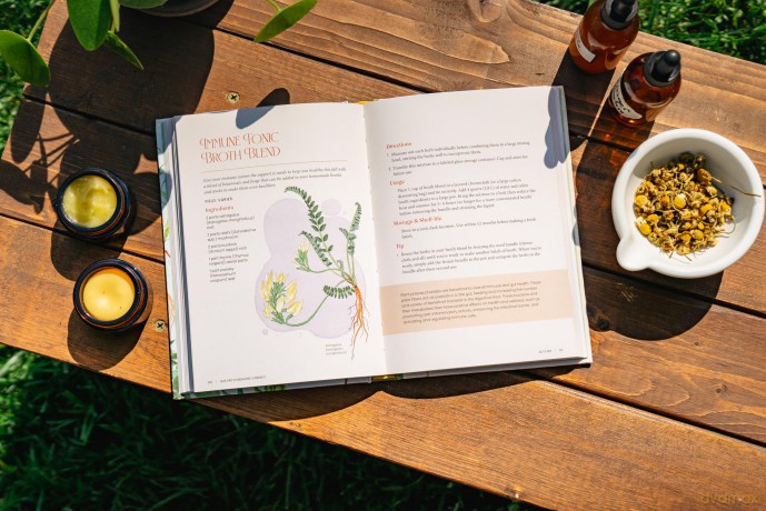 Nature's Medicine Cabinet: Seasonal Recipes and Remedies for a Year of Botanical Wellness - Meagan Visser [KSIĄŻKA]