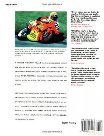 A Twist of the Wrist: Basics of High-performance Motor Cycle Riding - Volume 2: Basics of High-performance Motor Cycle Riding Vol 2: The Basics of High Performance Motorcycle Riding - Keith Code [KSIĄŻKA]